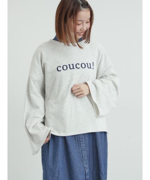Samansa Mos2(サマンサ モスモス)の「シンプルロゴアソート裏起毛スウェット(Tシャツ/カットソー・レディース・グレー/チャコールグレー/ブルー・F)」の11枚目の写真