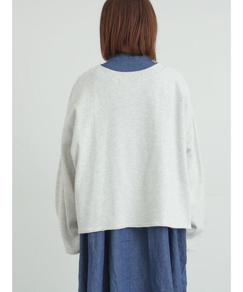 Samansa Mos2(サマンサ モスモス)の「シンプルロゴアソート裏起毛スウェット(Tシャツ/カットソー・レディース・グレー/チャコールグレー/ブルー・F)」の22枚目の写真