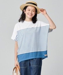 【吸水速乾】COOL MAXコクーンボーダーTシャツ