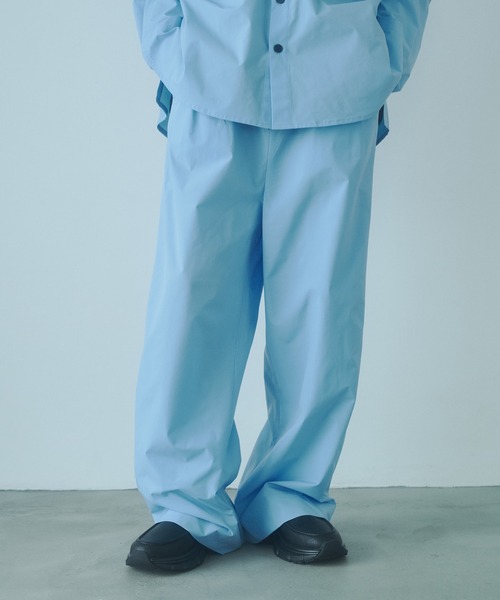 DOOPZ（ドープス）の「BOXY WIDE TECK TROUSERS - ボクシーワイドテックトラウザー（その他パンツ・メンズ・ブラック/グレー/ブルー・SMALL/MEDIUM/LARGE）」の3枚目の写真