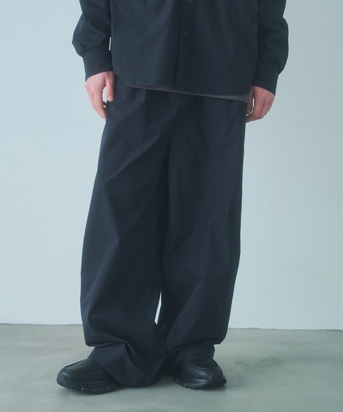 DOOPZ（ドープス）の「BOXY WIDE TECK TROUSERS - ボクシーワイドテックトラウザー（その他パンツ・メンズ・ブラック/グレー/ブルー・SMALL/MEDIUM/LARGE）」の5枚目の写真