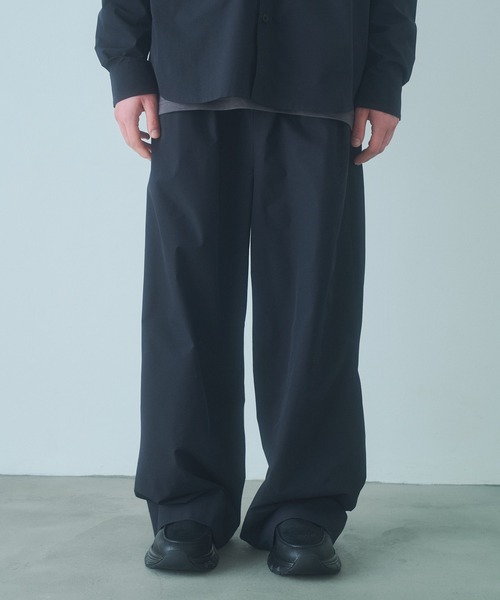 DOOPZ（ドープス）の「BOXY WIDE TECK TROUSERS - ボクシーワイドテックトラウザー（その他パンツ・メンズ・ブラック/グレー/ブルー・SMALL/MEDIUM/LARGE）」の6枚目の写真