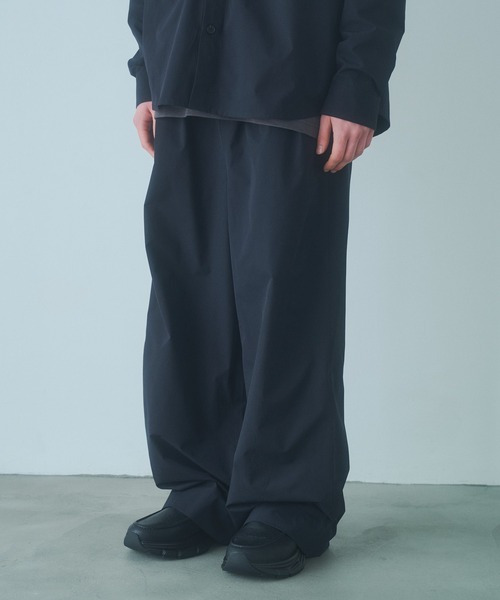 DOOPZ（ドープス）の「BOXY WIDE TECK TROUSERS - ボクシーワイドテックトラウザー（その他パンツ・メンズ・ブラック/グレー/ブルー・SMALL/MEDIUM/LARGE）」の7枚目の写真