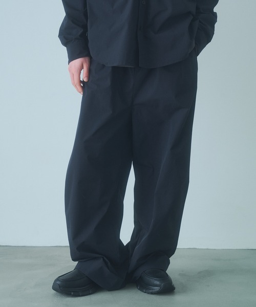 DOOPZ（ドープス）の「BOXY WIDE TECK TROUSERS - ボクシーワイドテックトラウザー（その他パンツ・メンズ・ブラック/グレー/ブルー・SMALL/MEDIUM/LARGE）」の9枚目の写真