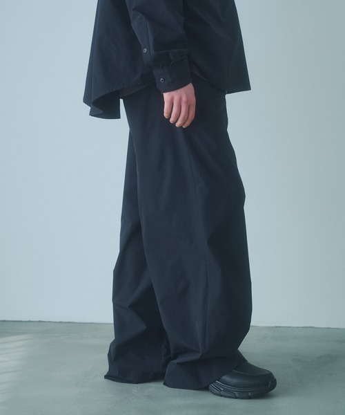 DOOPZ（ドープス）の「BOXY WIDE TECK TROUSERS - ボクシーワイドテックトラウザー（その他パンツ・メンズ・ブラック/グレー/ブルー・SMALL/MEDIUM/LARGE）」の11枚目の写真