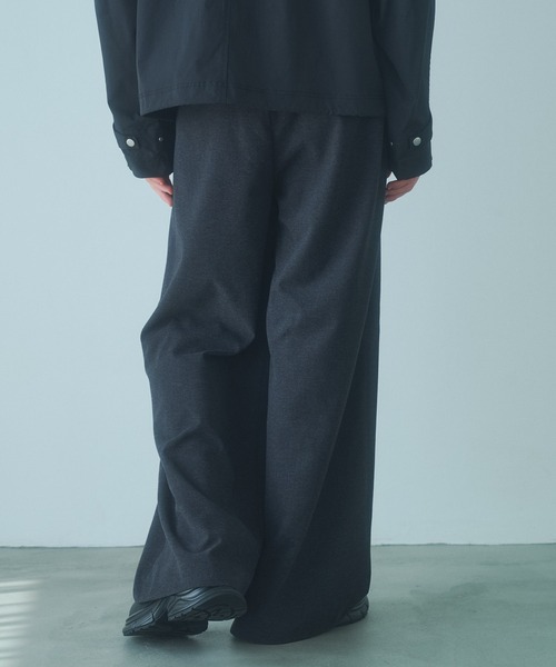 DOOPZ（ドープス）の「BOXY WIDE TECK TROUSERS - ボクシーワイドテックトラウザー（その他パンツ・メンズ・ブラック/グレー/ブルー・SMALL/MEDIUM/LARGE）」の14枚目の写真