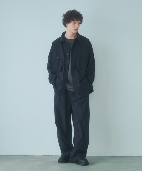 DOOPZ（ドープス）の「BOXY WIDE TECK TROUSERS - ボクシーワイドテックトラウザー（その他パンツ・メンズ・ブラック/グレー/ブルー・SMALL/MEDIUM/LARGE）」の15枚目の写真