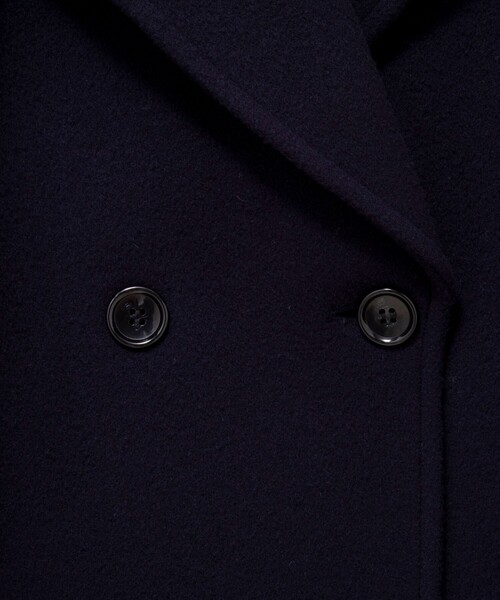 NOLLEY’S（ノーリーズ）の「SP140リバーコート起毛メルトン仕上げ（その他アウター・レディース・ダークネイビー・38）」の12枚目の写真