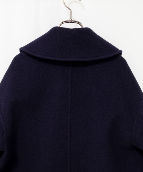 NOLLEY’S（ノーリーズ）の「SP140リバーコート起毛メルトン仕上げ（その他アウター・レディース・ダークネイビー・38）」の15枚目の写真
