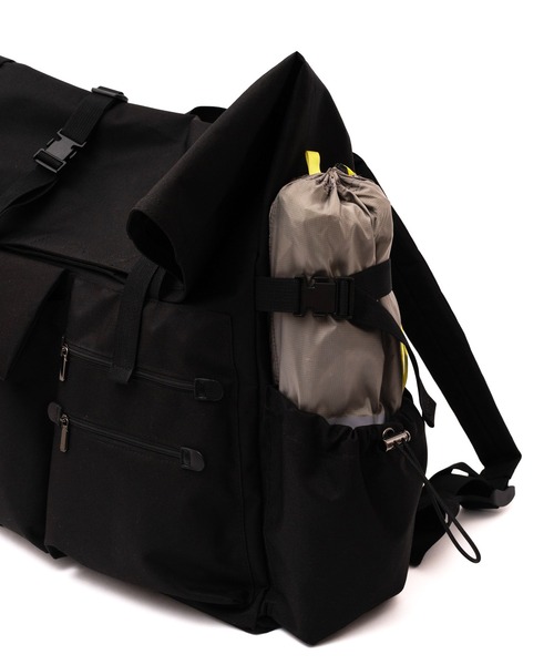 VitaFelice（ヴィータフェリーチェ）の「スクエアスケッチリュックサック（ショルダーバッグ・レディース・ブラック/ネイビー/ベージュ・FREE）」の8枚目の写真