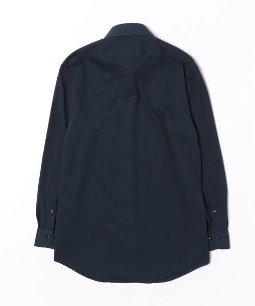 TAKA-Q（タカキュー）の「ワイシャツ メンズ ストレッチ 吸水速乾 ノンアイロン カッタウェイ 長袖 ビジネス ドレス NEWスタンダードフィット（ビジネスシャツ・メンズ・ネイビー・首回り39cm-裄丈80cm/首回り45cm-裄丈86cm/首回り37cm-裄丈80cm/首回り41cm-裄丈86cm/首回り43cm-裄丈86cm/首回り43cm-裄丈82cm/首回り41cm-裄丈82cm/首回り39cm-裄丈84cm）」の3枚目の写真