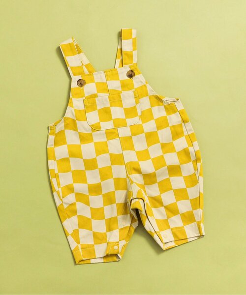 BREEZE（ブリーズ）の「【リンク】NEWシェフサロペット（その他ベビーウェア・キッズ・アイボリー/インディゴブルー/イエロー/オフホワイト・70/80）」の4枚目の写真