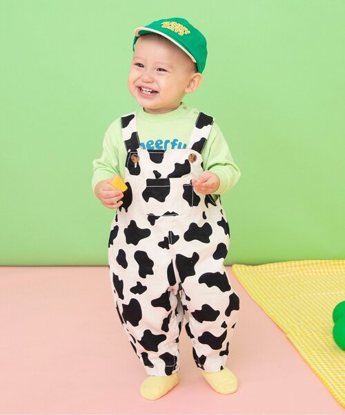 BREEZE（ブリーズ）の「【リンク】NEWシェフサロペット（その他ベビーウェア・キッズ・アイボリー/インディゴブルー/イエロー/オフホワイト・70/80）」の5枚目の写真