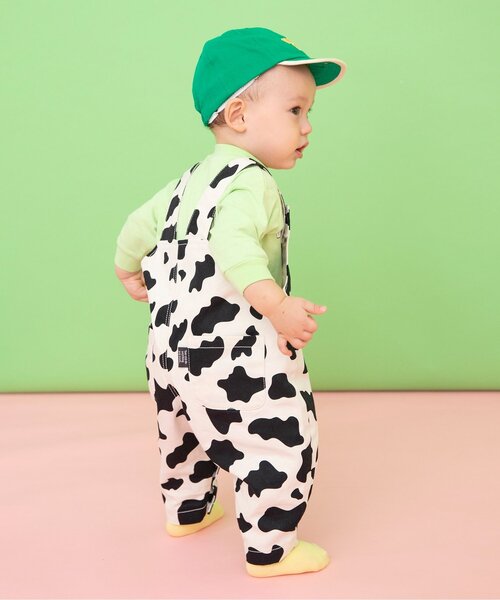 BREEZE（ブリーズ）の「【リンク】NEWシェフサロペット（その他ベビーウェア・キッズ・アイボリー/インディゴブルー/イエロー/オフホワイト・70/80）」の6枚目の写真