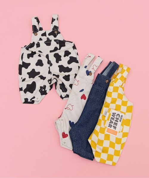 BREEZE（ブリーズ）の「【リンク】NEWシェフサロペット（その他ベビーウェア・キッズ・アイボリー/インディゴブルー/イエロー/オフホワイト・70/80）」の9枚目の写真