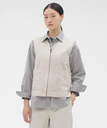 FADED COTTON TWILL BLOUSON
