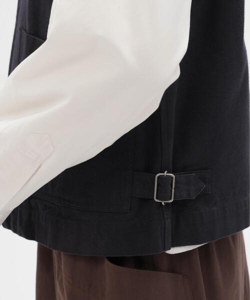 MHL.（エムエイチエル）の「FADED COTTON TWILL BLOUSON（ブルゾン・レディース・ブルー系その他6/ホワイト系その他3・2）」の8枚目の写真