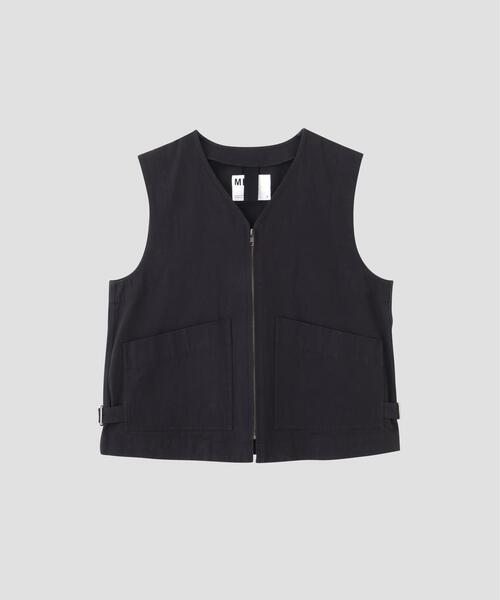 MHL.（エムエイチエル）の「FADED COTTON TWILL BLOUSON（ブルゾン・レディース・ブルー系その他6/ホワイト系その他3・2）」の9枚目の写真