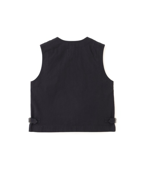 MHL.（エムエイチエル）の「FADED COTTON TWILL BLOUSON（ブルゾン・レディース・ブルー系その他6/ホワイト系その他3・2）」の7枚目の写真