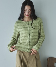 2WAYフリルカットソーカーディガン