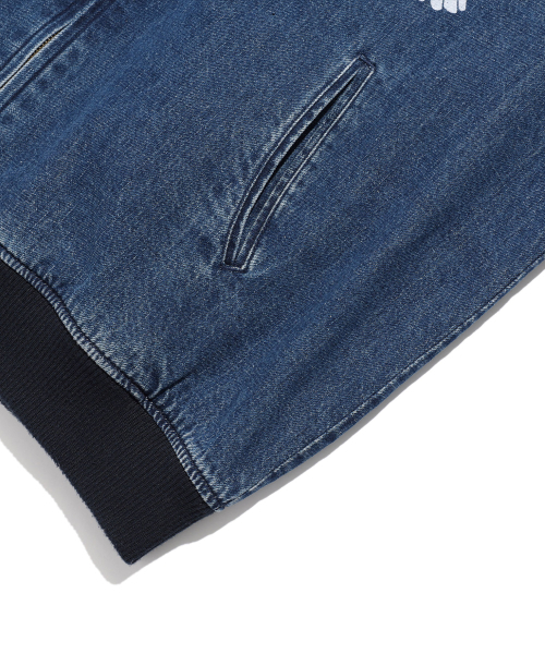 NICE GHOST CLUB（ナイスゴーストクラブ）の「NEW HEAVEN DENIM SOUVENIR JACKET_BLUE(NG2FSUJ201A)（デニムジャケット・レディース・ブルー・S/M/L）」の7枚目の写真