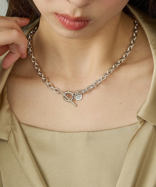 PHILIPPE AUDIBERT(フィリップ オーディベール)の「【PHILIPPE AUDIBERT】Small Dilys necklace CO5220 AR(ネックレス・レディース・シルバー・FREE)」の9枚目の写真