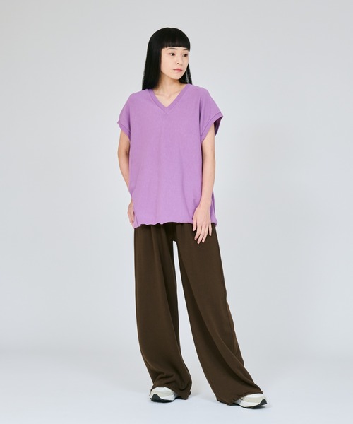 Champion(チャンピオン)の「【Champion/チャンピオン】レディース リバースウィーブ(R) スリーブレスシャツ(Tシャツ/カットソー・レディース・ブラック系その他/ダークブラウン/ダークネイビー/パープル系その他・LARGE/MEDIUM)」の8枚目の写真
