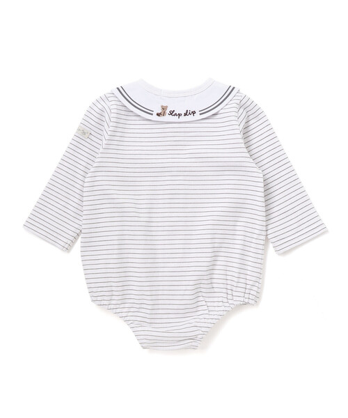 SLAP SLIP BABY(スラップスリップベビー)の「ドットボーダー襟付きボディミニベビー(70~80cm)(ロンパース・キッズ・ホワイト系その他/ホワイト系その他2・70cm/80cm)」の19枚目の写真