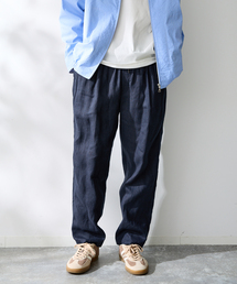 B.C STOCK（ベーセーストック）の「ヨーロッパリネン100% イージーパンツ（スラックス）」