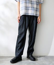 B.C STOCK（ベーセーストック）の「ヨーロッパリネン100% イージーパンツ（スラックス）」