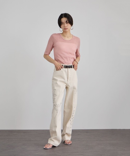 SALON adam et rope'(サロン アダム エ ロペ)の「【W S(ドゥーブル)】レザースクエアバックルベルト 2(ベルト・レディース・ベージュ系その他/ブラック/ブラウン・FREE)」の16枚目の写真