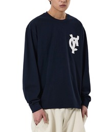 『OY/オーワイ』LOGO PATCH L/S TEE/ロゴパッチ長袖Tシャツ