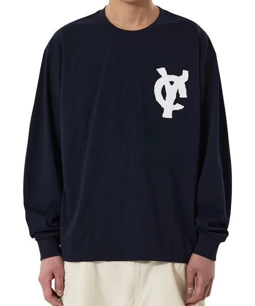 OY（オーワイ）の「『OY/オーワイ』LOGO PATCH L/S TEE/ロゴパッチ長袖Tシャツ（Tシャツ/カットソー・メンズ・ブラック/グレー/ネイビー/ホワイト・L/M）」の21枚目の写真