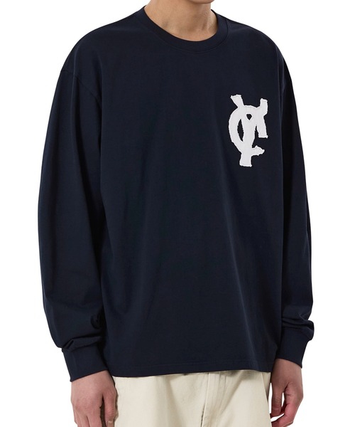 OY（オーワイ）の「『OY/オーワイ』LOGO PATCH L/S TEE/ロゴパッチ長袖Tシャツ（Tシャツ/カットソー・メンズ・ブラック/グレー/ネイビー/ホワイト・L/M）」の22枚目の写真