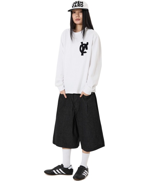 OY（オーワイ）の「『OY/オーワイ』LOGO PATCH L/S TEE/ロゴパッチ長袖Tシャツ（Tシャツ/カットソー・メンズ・ブラック/グレー/ネイビー/ホワイト・L/M）」の13枚目の写真