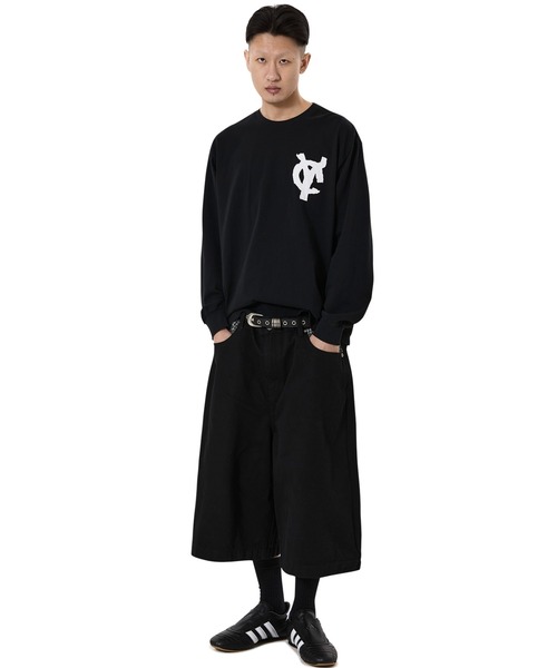 OY（オーワイ）の「『OY/オーワイ』LOGO PATCH L/S TEE/ロゴパッチ長袖Tシャツ（Tシャツ/カットソー・メンズ・ブラック/グレー/ネイビー/ホワイト・L/M）」の9枚目の写真