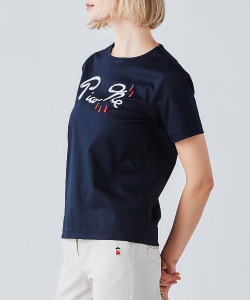 Picone CLUB(ピッコーネクラブ)の「コットン100%プリントプルオーバー(Tシャツ/カットソー・レディース・ネイビー/グレー/ホワイト/ピンク・13号/9号/11号)」の12枚目の写真
