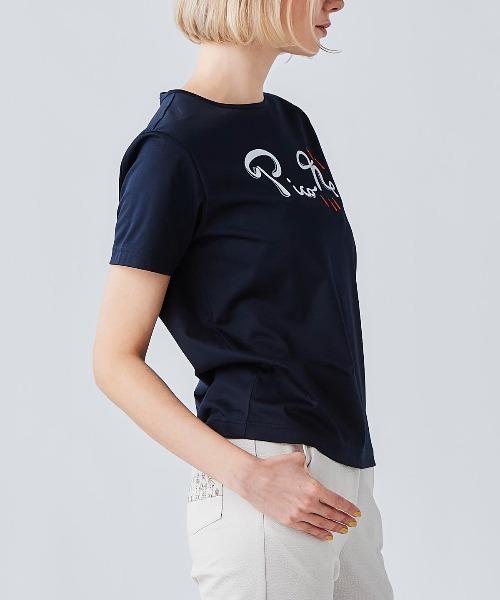 Picone CLUB(ピッコーネクラブ)の「コットン100%プリントプルオーバー(Tシャツ/カットソー・レディース・ネイビー/グレー/ホワイト/ピンク・13号/9号/11号)」の15枚目の写真