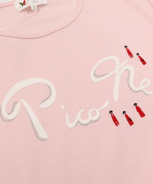 Picone CLUB(ピッコーネクラブ)の「コットン100%プリントプルオーバー(Tシャツ/カットソー・レディース・ネイビー/グレー/ホワイト/ピンク・13号/9号/11号)」の22枚目の写真