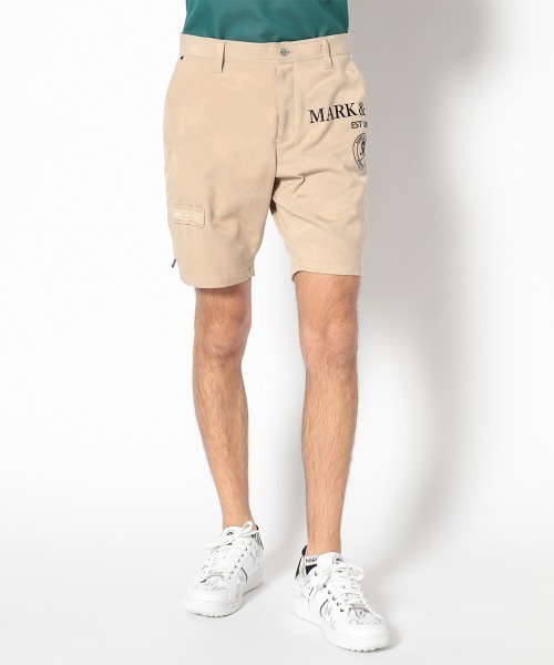 MARK & LONA(マークアンドロナ)の「Gauge Utility Camo Jacquard Shorts | MEN(その他パンツ・メンズ・ホワイト/ブラック/ベージュ・48/46)」の3枚目の写真