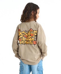 DC SHOES（ディーシーシューズ）の「DC SHOES キッズ 26 KD SK CREW LS オーバーサイズ ロンT 長袖Tシャツ【2026年春夏モデル】/グラフィティバックプリント（Tシャツ/カットソー）」
