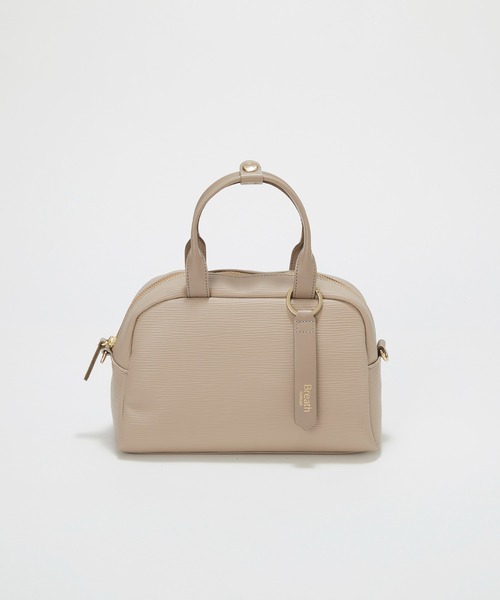 Breath TOPKAPI（ブレストプカピ）の「【Breath TOPKAPI】RIPPLE リプル ミニ ボストンバッグ チャーム付き（ボストンバッグ・レディース・アイボリー/ブラック/ベージュ系その他3・FREE）」の3枚目の写真