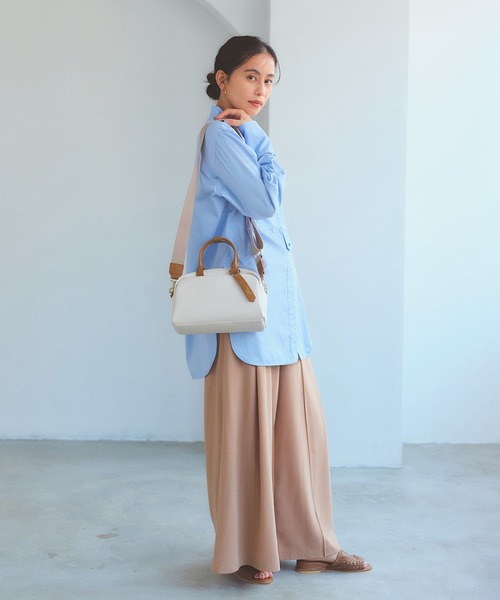 Breath TOPKAPI（ブレストプカピ）の「【Breath TOPKAPI】RIPPLE リプル ミニ ボストンバッグ チャーム付き（ボストンバッグ・レディース・アイボリー/ブラック/ベージュ系その他3・FREE）」の16枚目の写真