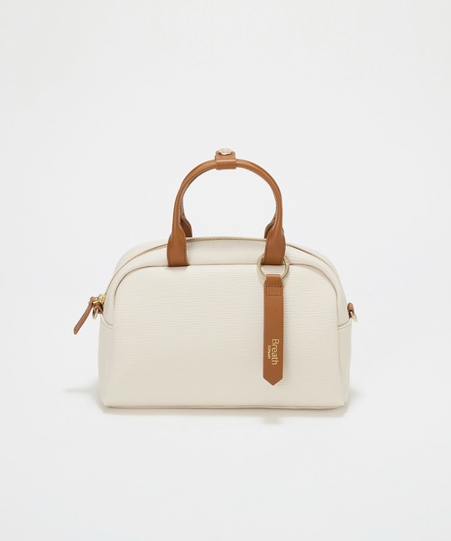 Breath TOPKAPI（ブレストプカピ）の「【Breath TOPKAPI】RIPPLE リプル ミニ ボストンバッグ チャーム付き（ボストンバッグ・レディース・アイボリー/ブラック/ベージュ系その他3・FREE）」の18枚目の写真