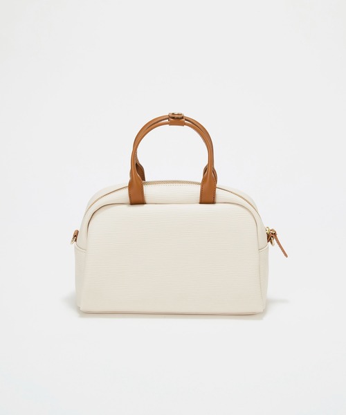 Breath TOPKAPI（ブレストプカピ）の「【Breath TOPKAPI】RIPPLE リプル ミニ ボストンバッグ チャーム付き（ボストンバッグ・レディース・アイボリー/ブラック/ベージュ系その他3・FREE）」の10枚目の写真