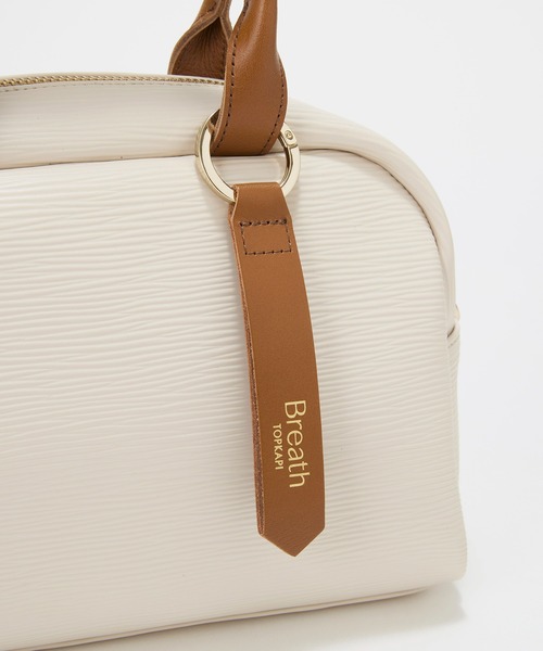 Breath TOPKAPI（ブレストプカピ）の「【Breath TOPKAPI】RIPPLE リプル ミニ ボストンバッグ チャーム付き（ボストンバッグ・レディース・アイボリー/ブラック/ベージュ系その他3・FREE）」の14枚目の写真