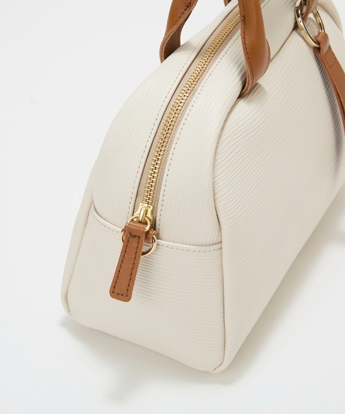 Breath TOPKAPI（ブレストプカピ）の「【Breath TOPKAPI】RIPPLE リプル ミニ ボストンバッグ チャーム付き（ボストンバッグ・レディース・アイボリー/ブラック/ベージュ系その他3・FREE）」の8枚目の写真