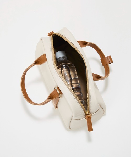 Breath TOPKAPI（ブレストプカピ）の「【Breath TOPKAPI】RIPPLE リプル ミニ ボストンバッグ チャーム付き（ボストンバッグ・レディース・アイボリー/ブラック/ベージュ系その他3・FREE）」の21枚目の写真