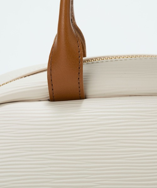 Breath TOPKAPI（ブレストプカピ）の「【Breath TOPKAPI】RIPPLE リプル ミニ ボストンバッグ チャーム付き（ボストンバッグ・レディース・アイボリー/ブラック/ベージュ系その他3・FREE）」の4枚目の写真