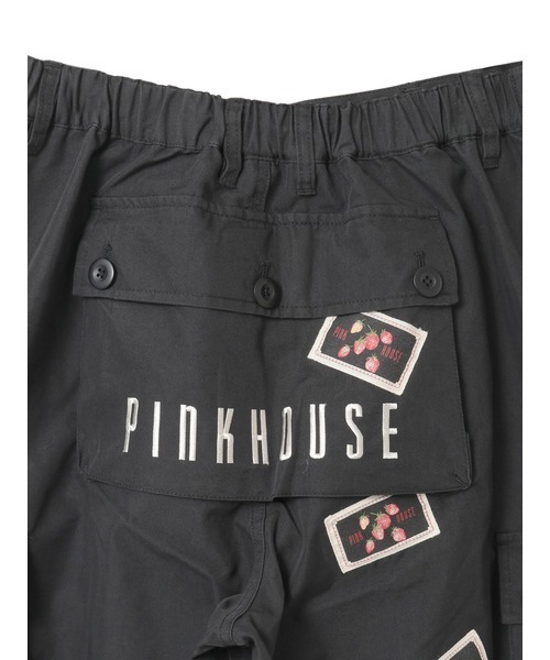 PINK HOUSE（ピンクハウス）の「苺ブーケ刺繍カーゴパンツ（カーゴパンツ・レディース・アイボリー/ブルー/ピンク/グリーン/ブラック・LARGE/MEDIUM）」の16枚目の写真